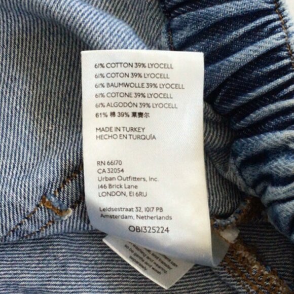 Anthropologie Drawstring Utility Jeans Sz XS - Picture 9 of 9